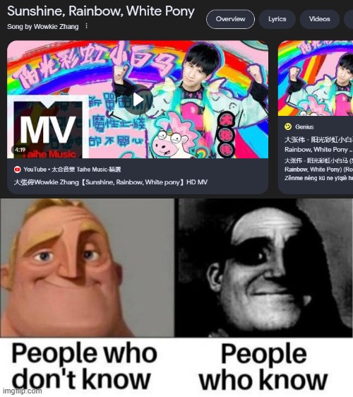 people who know. | image tagged in people who don't know / people who know meme | made w/ Imgflip meme maker