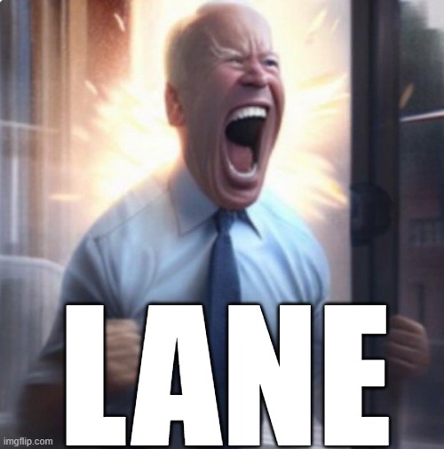 ima do what lav did when she left with the posts rq | LANE | image tagged in biden lets go | made w/ Imgflip meme maker