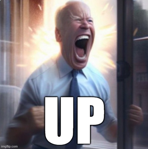 Biden Lets Go | UP | image tagged in biden lets go | made w/ Imgflip meme maker
