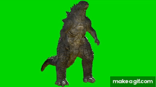 Godzilla default dance Blank Meme Template