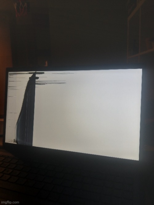 FUCK FUCK FUCK FUCK THE MATRIX OF MY LAPTOP BROKE AND NOW IT LOOKS LIKE DIS | made w/ Imgflip meme maker