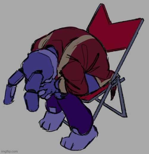 depressed bonnie | image tagged in depressed bonnie | made w/ Imgflip meme maker