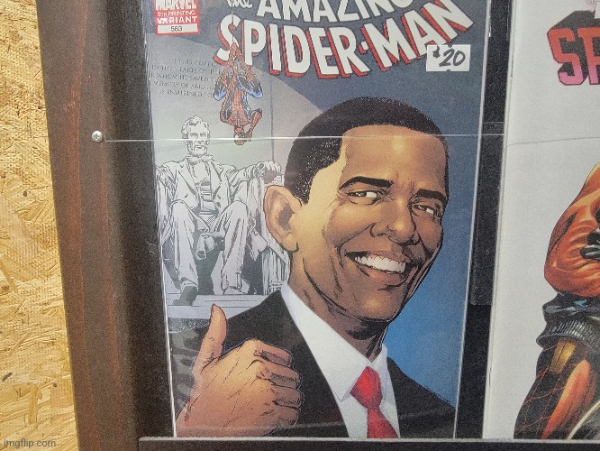 Obama spider man | made w/ Imgflip meme maker