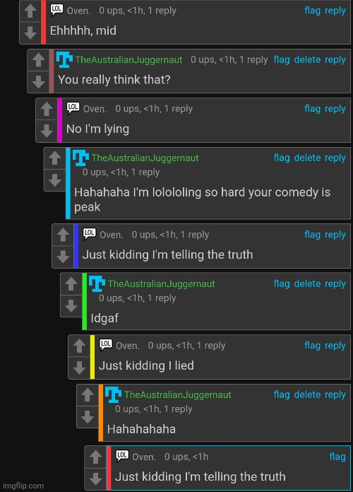 Can't this guy make up his mind? | made w/ Imgflip meme maker