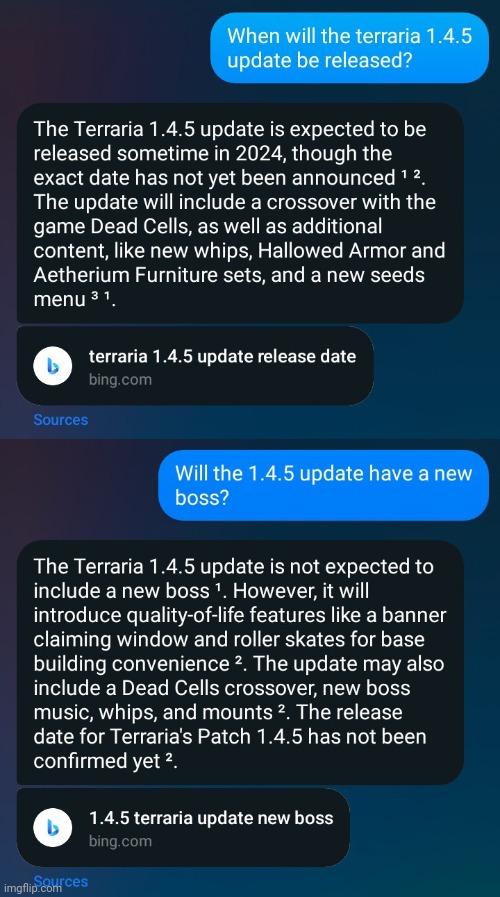 More things coming to 1.4.5 | image tagged in terraria,video games,updates,announcement,news | made w/ Imgflip meme maker