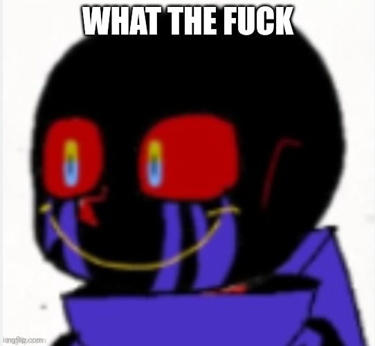 Error Sans | WHAT THE FUCK | image tagged in error sans | made w/ Imgflip meme maker