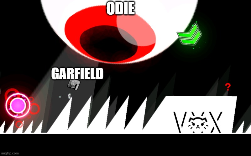 ispywithmylittleeye | ODIE GARFIELD | image tagged in ispywithmylittleeye | made w/ Imgflip meme maker