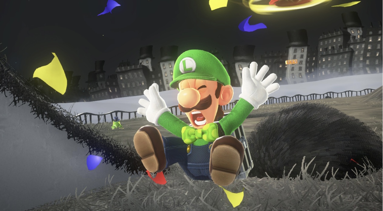 Shocked Luigi Blank Meme Template