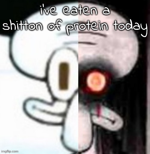 Morbius 2 Leak | i've eaten a shitton of protein today | image tagged in morbius 2 leak | made w/ Imgflip meme maker