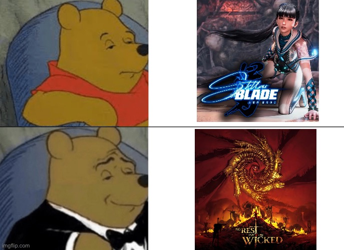 Tuxedo Winnie The Pooh | image tagged in memes,tuxedo winnie the pooh,shitpost,gaming,souls,funny memes | made w/ Imgflip meme maker