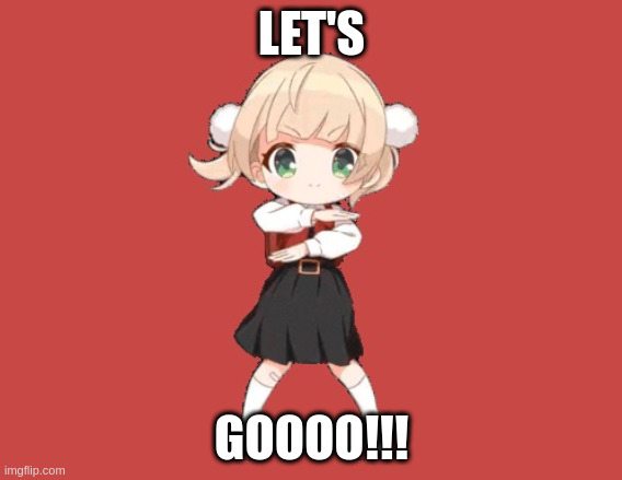 twilightcore | LET'S; GOOOO!!! | image tagged in anime girl dance | made w/ Imgflip meme maker