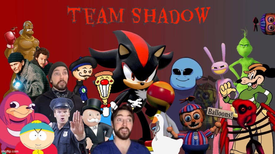 All of Team Shadow (I thought I would post this here) | made w/ Imgflip meme maker