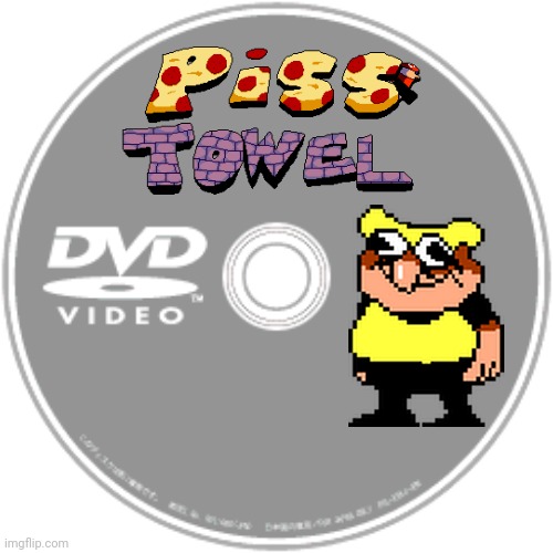 Piss Towel Wii disc | image tagged in wii dvd | made w/ Imgflip meme maker