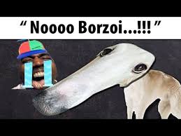 High Quality kids with borzoi dogs Blank Meme Template