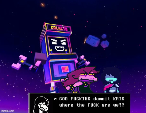 thats the wrong dimension | image tagged in shooty skies,deltarune,undertale | made w/ Imgflip meme maker