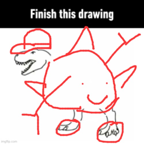 snehehehehehe | image tagged in finish this drawing | made w/ Imgflip meme maker