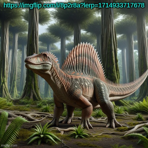 JPSpinosaurus (by ai) | https://imgflip.com/i/8p2r8a?lerp=1714933717678 | image tagged in jpspinosaurus by ai | made w/ Imgflip meme maker