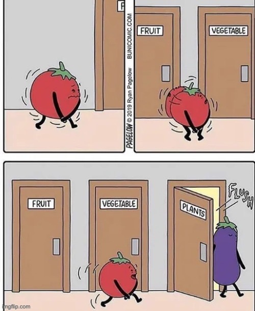 Old place comic ^^ | image tagged in lgbt,bathroom,plants | made w/ Imgflip meme maker