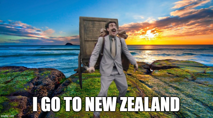 jedi is a religion there? sign me up. | I GO TO NEW ZEALAND | made w/ Imgflip meme maker