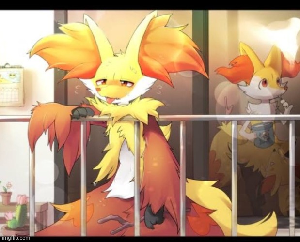 I don't think apprentice is doing okay | image tagged in braixen,delphox | made w/ Imgflip meme maker