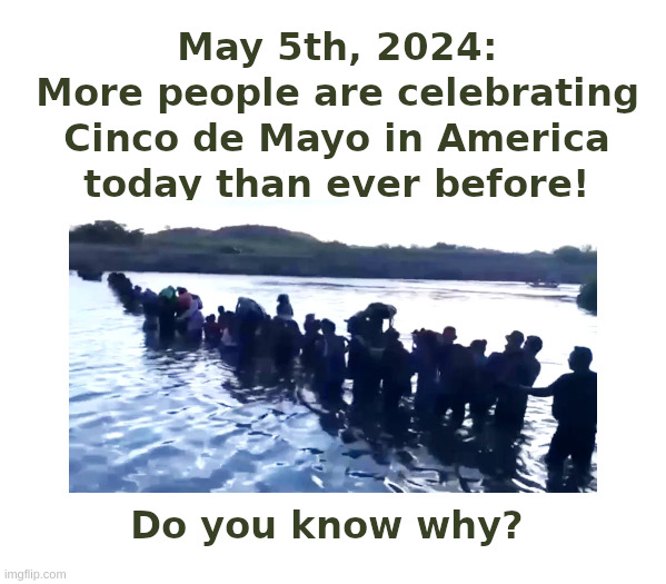 Cinco de Mayo in America! | image tagged in cinco de mayo,america,mexican,immigrants,celebrate,illegal immigration | made w/ Imgflip meme maker