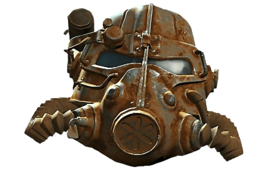 Fallout Power Armor Helmet Blank Meme Template