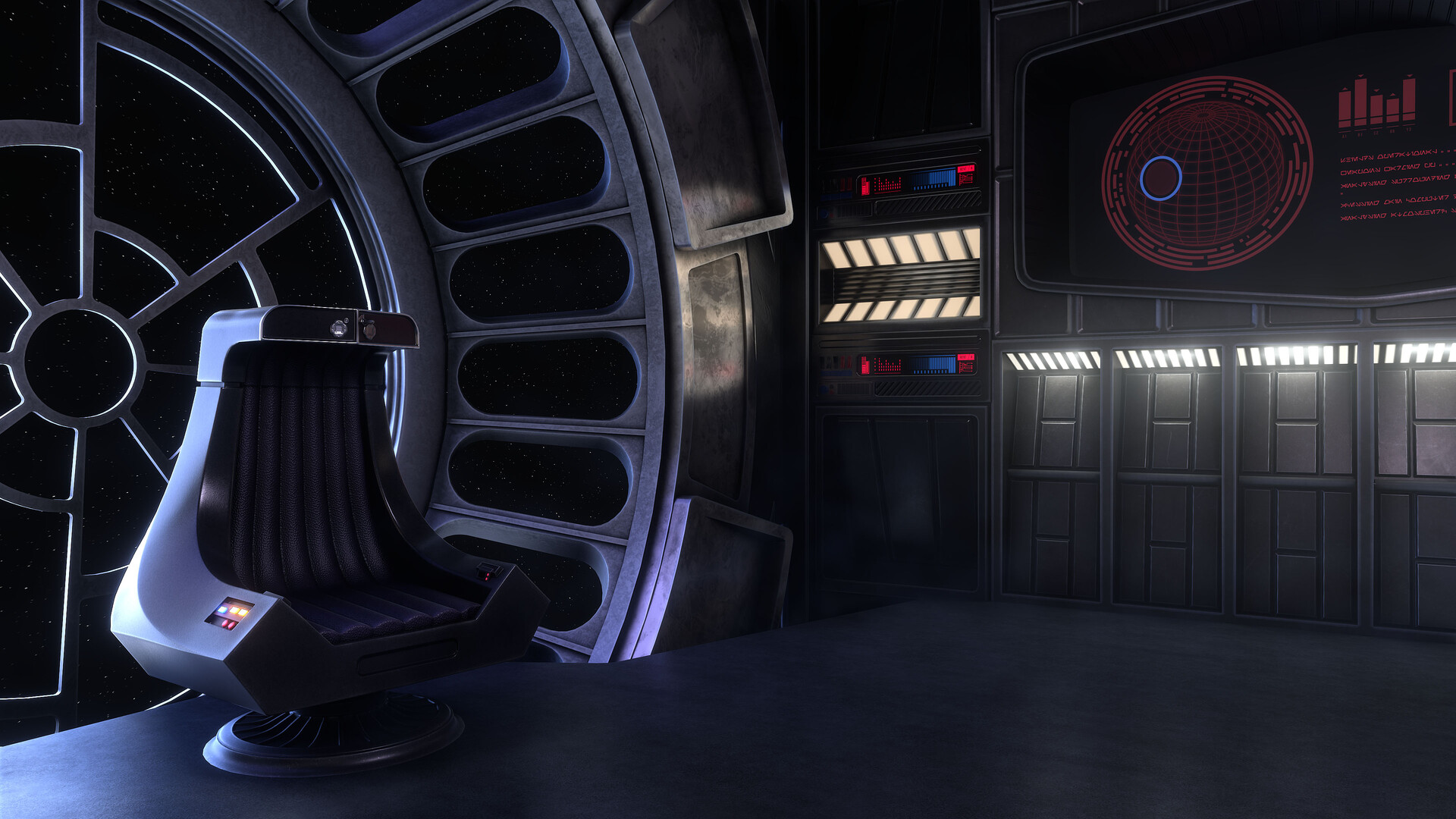 High Quality Death Star Throne Blank Meme Template