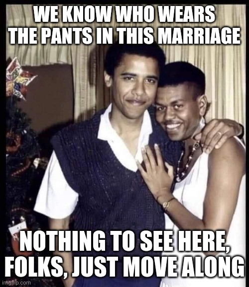 WE KNOW WHO WEARS THE PANTS IN THIS MARRIAGE | made w/ Imgflip meme maker