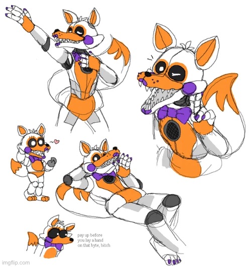 Lolbit poses | made w/ Imgflip meme maker