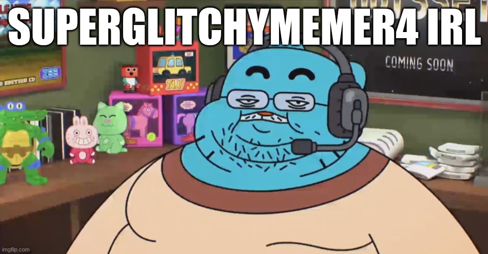 discord moderator | SUPERGLITCHYMEMER4 IRL | image tagged in discord moderator | made w/ Imgflip meme maker