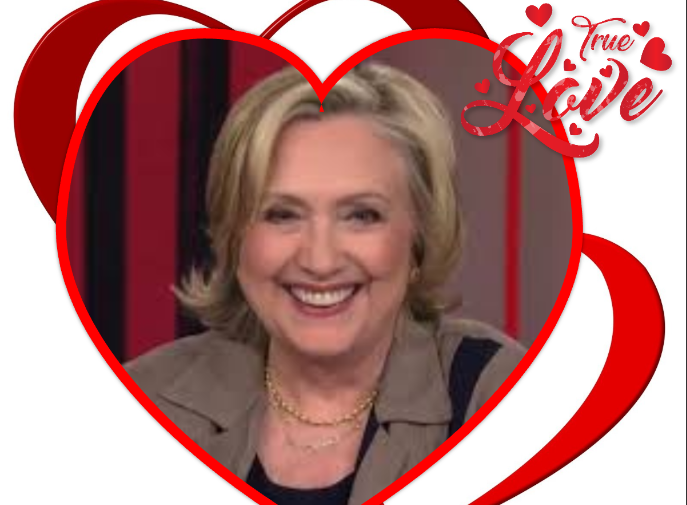 High Quality ?Hillary Heart Throb? ?I'm in Love? Blank Meme Template