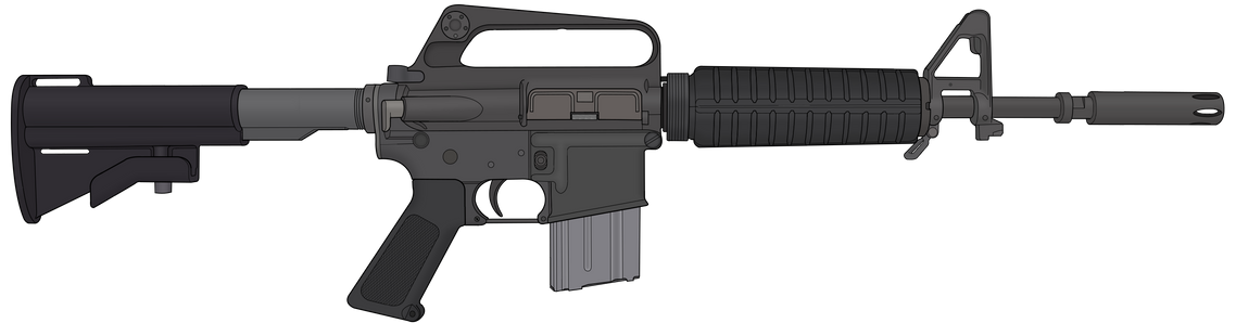 CAR-15 XM177E2 ''Commando'' / Colt Model 609 Blank Meme Template