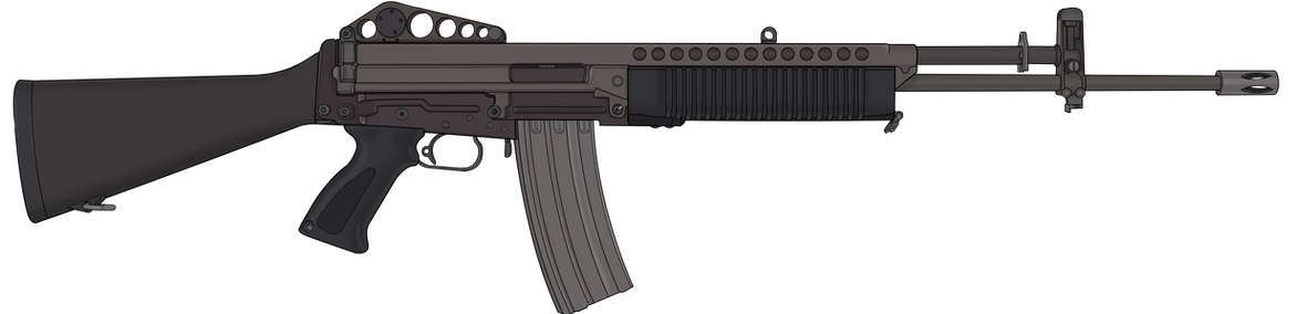 Stoner 63 Assault Rifle Blank Meme Template