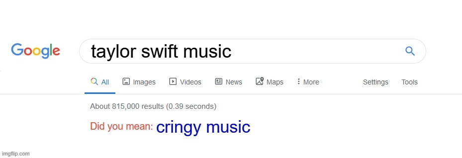 taylor swift is overrated af | taylor swift music; cringy music | image tagged in did you mean | made w/ Imgflip meme maker