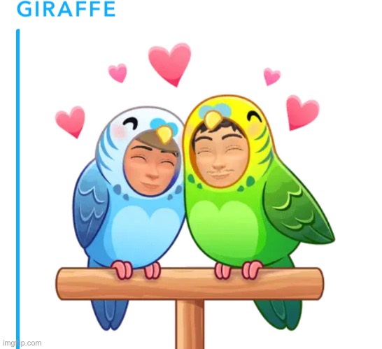 Me and giraffe as flag birds | made w/ Imgflip meme maker