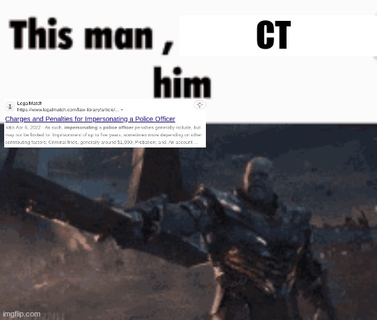 This man, _____ him | CT | image tagged in this man _____ him | made w/ Imgflip meme maker