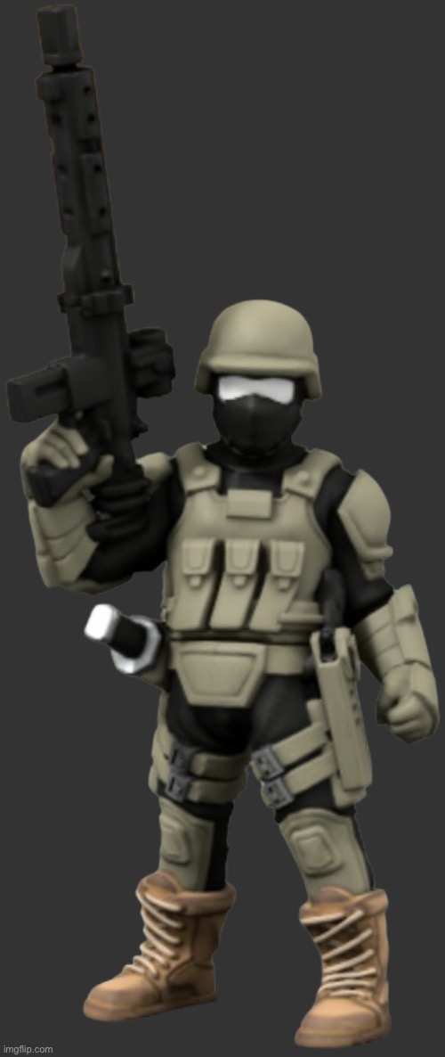 I finally designed what the Standard Inkverse Republic Infantry soldier looks like | made w/ Imgflip meme maker