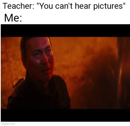 if you have seen king of the monsters, you will understand | image tagged in you can't hear pictures,godzilla | made w/ Imgflip meme maker