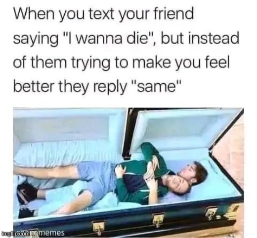 lol | image tagged in i wanna die | made w/ Imgflip meme maker