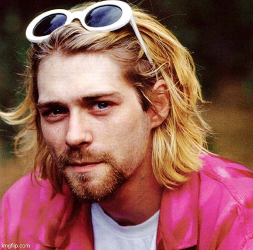 Kurt Cobain  | image tagged in kurt cobain | made w/ Imgflip meme maker