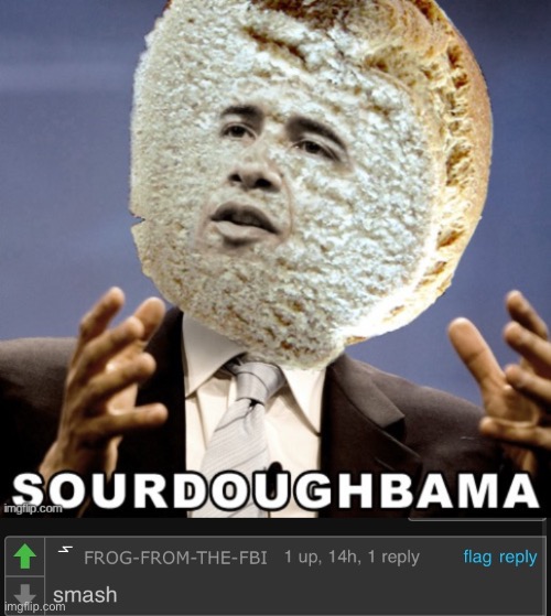 cursed sourdoughbama comment | image tagged in memes,funny,barack obama,cursedcomments | made w/ Imgflip meme maker