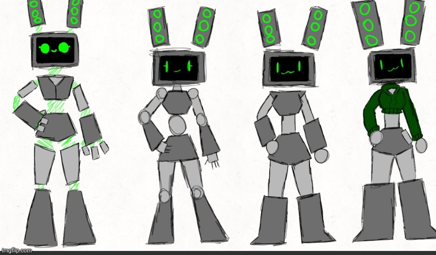 I decided to draw all of data's designs because why not. My opinions on them all in comments | made w/ Imgflip meme maker