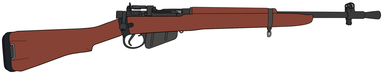 High Quality Lee-Enfield No.5 Mk I Blank Meme Template