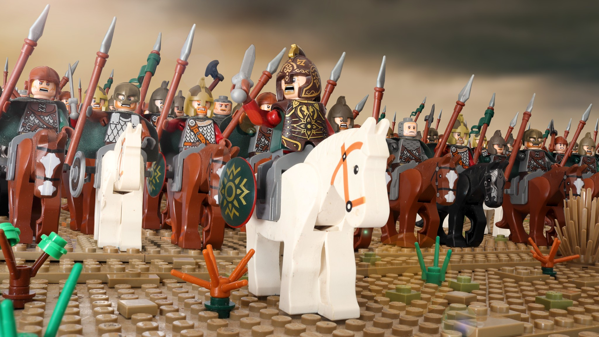 Lego Rohirrim Blank Meme Template