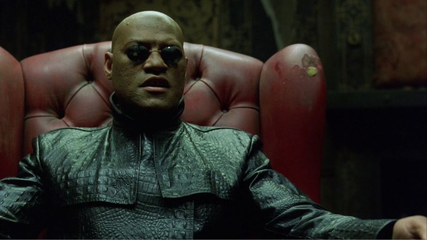 High Quality Told you morpheus mirrored Blank Meme Template