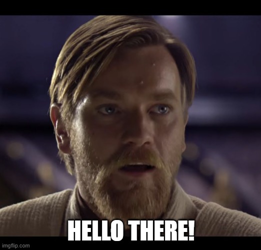 HELLO THERE! | image tagged in hello there | made w/ Imgflip meme maker