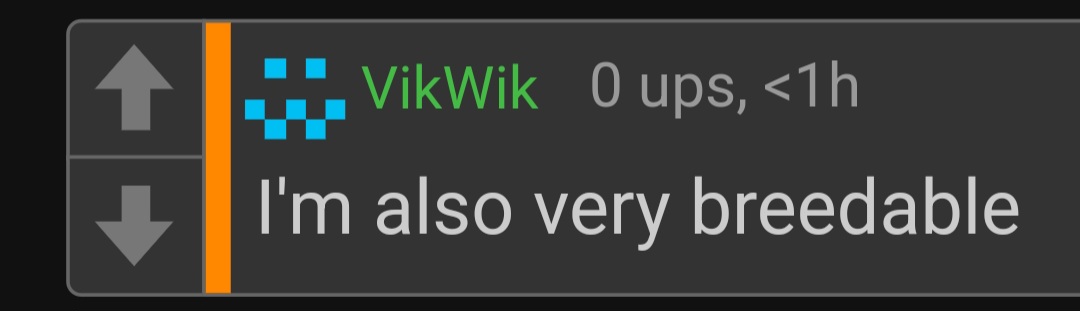 High Quality I'm also very breedable Blank Meme Template