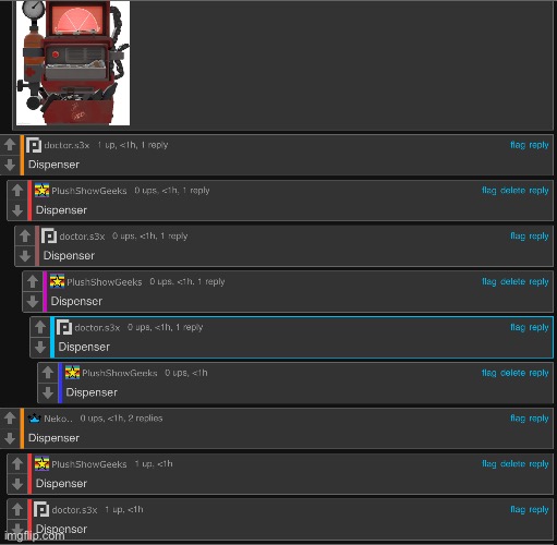 Dispenser | made w/ Imgflip meme maker