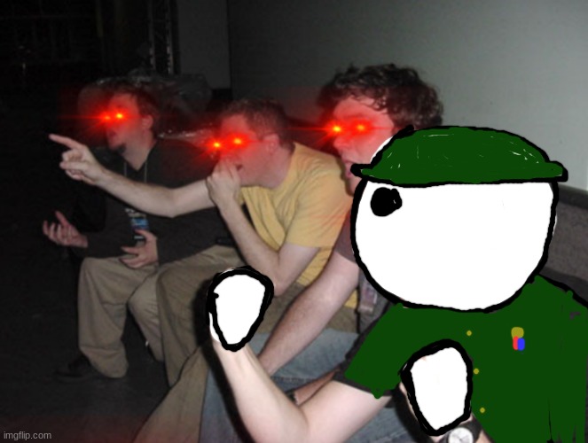 Guys cheering on couch laser eyes | image tagged in guys cheering on couch laser eyes | made w/ Imgflip meme maker