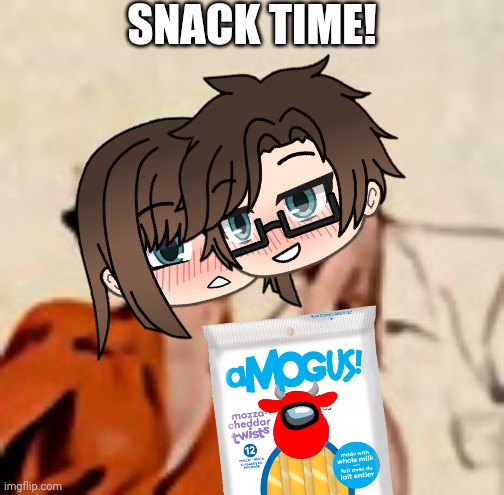 Male Cara and Cara with the Amogus cheese LOLLLLLLLLL | SNACK TIME! | image tagged in pop up school 2,pus2,x is for x,male cara,cara,amogus | made w/ Imgflip meme maker